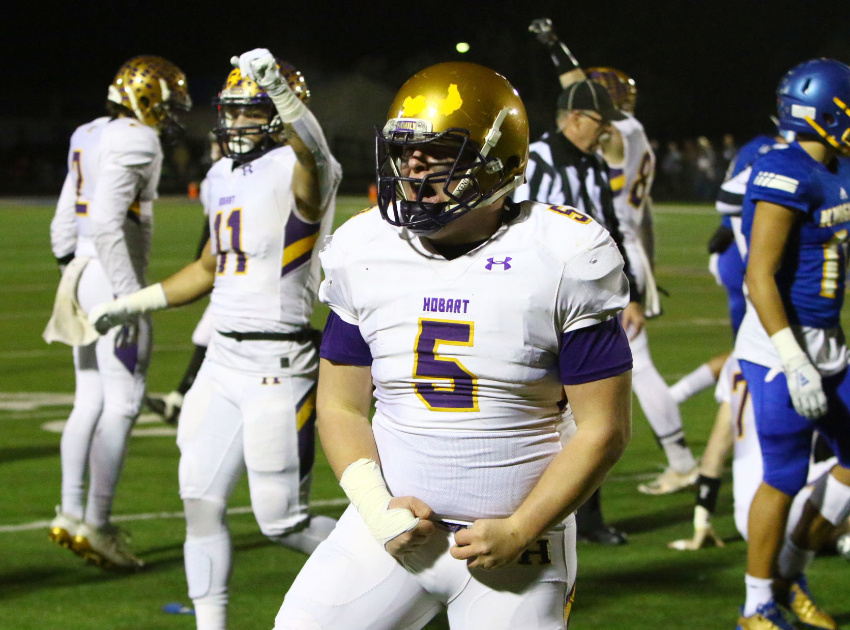 Gallery: 4A football semistate: Hobart vs. East Noble